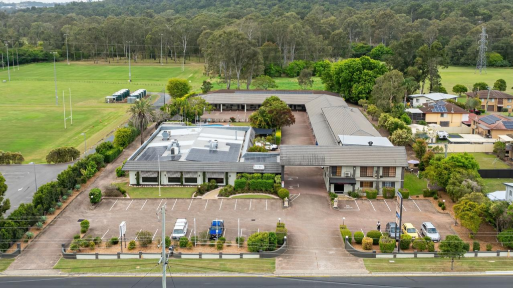 Country Motel Ipswich Aerial view
